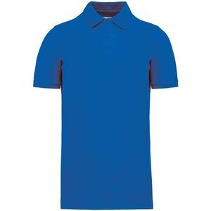 Kariban Mens Pique Natural Polo Shirt / Light Royal Blue